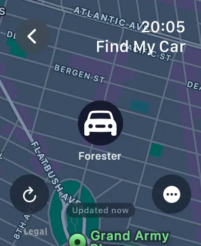 BetterKey Find My Car on Apple Watch