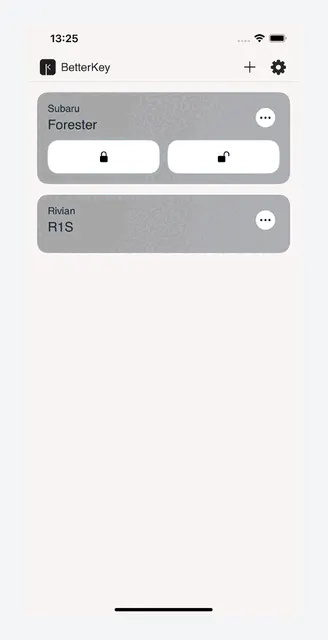 Static preview of the BetterKey product demo