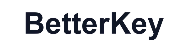 BetterKey wordmark in black