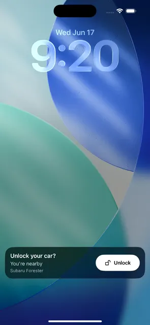BetterKey Prompt to Unlock Live Activity